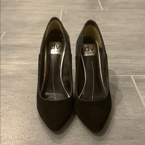 DV by Dolce Vita black suede pumps